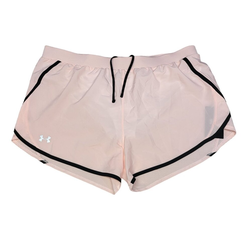 Under Armour Womens Loose Fit HeatGear Running Shorts XL Pink NWT